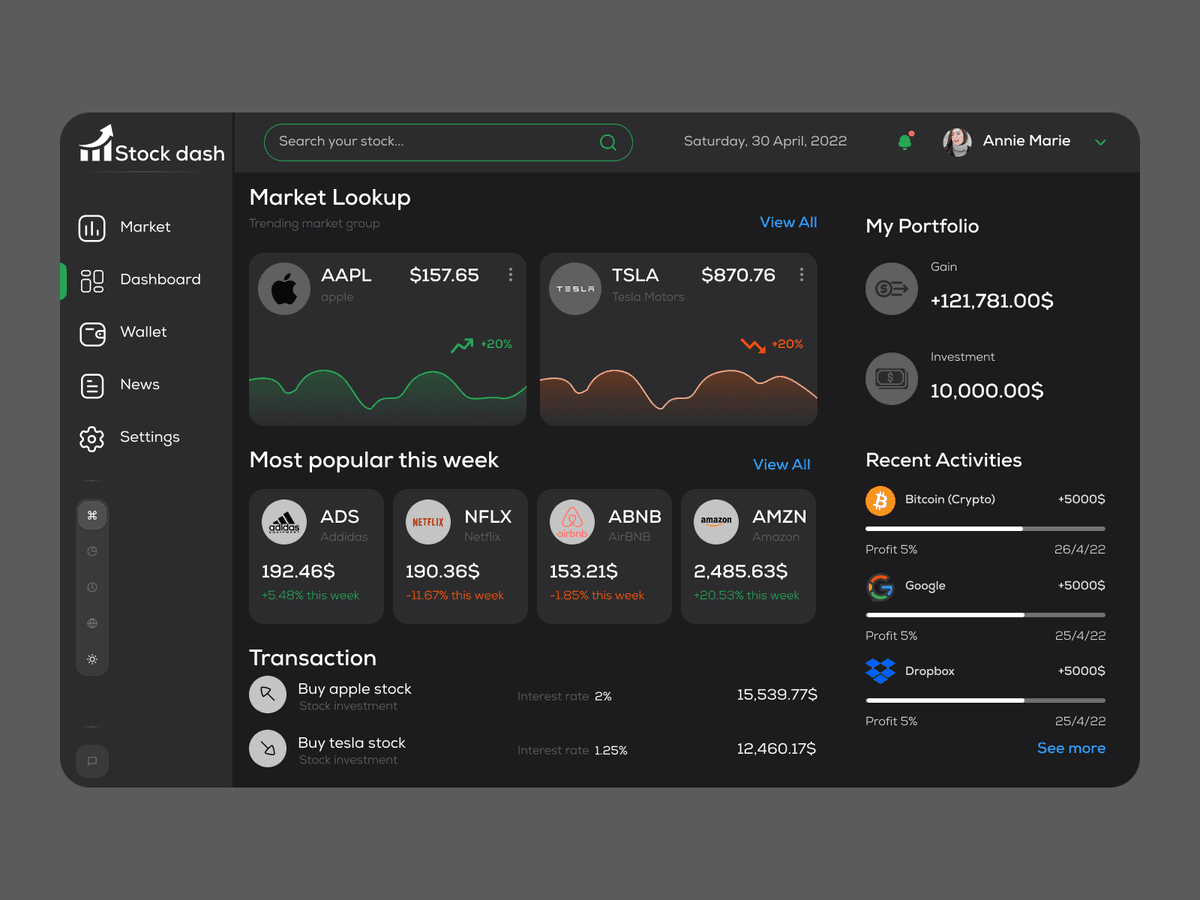 Dashboard Preview